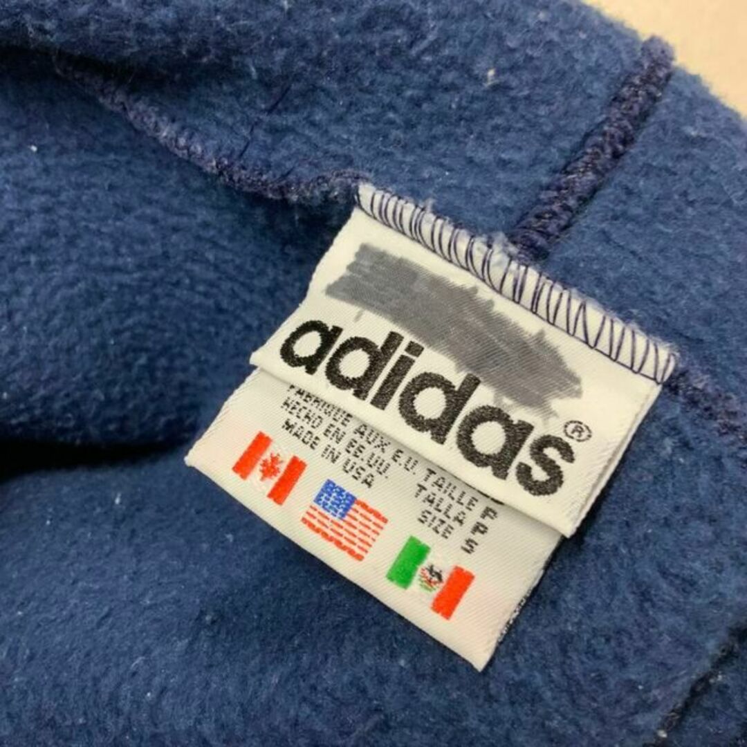 サイズ表記L90s adidas アディダス ロゴフーディー パーカー 国旗タグ