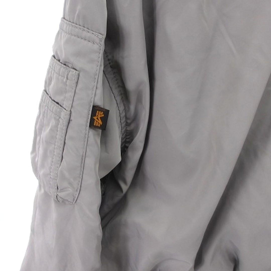 alpha(アルファ)のアルファ TA7038-070 フライトジャケット ジップアップ グレー系 M レディースのジャケット/アウター(ブルゾン)の商品写真