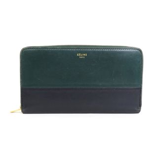 未使用品 CELINE ラージジップウォレット カーキ 156