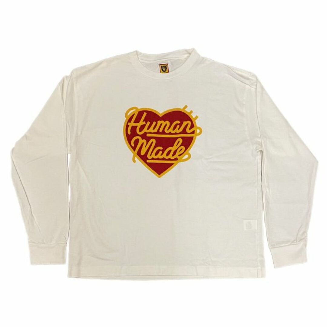 HUMAN MADEヒューマンメイドHEART L/S T-SHIRT 白 L