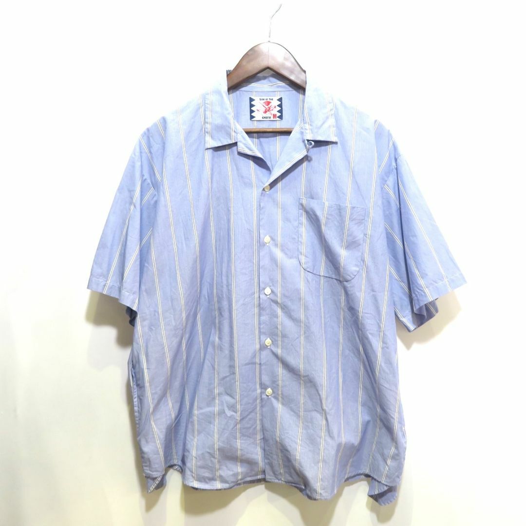 カラーSON OF THE CHEESE Simple Stripe Shirt