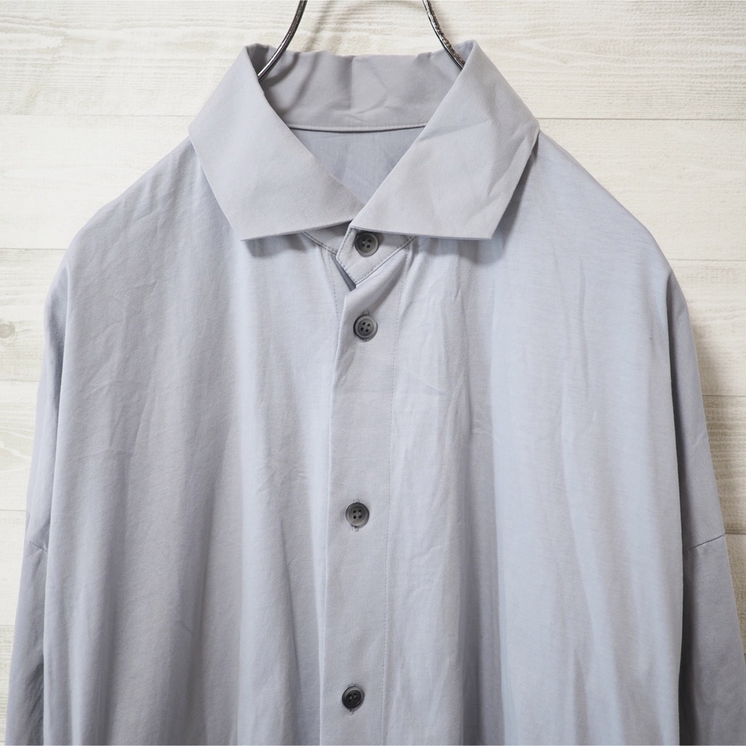 ISSEY MIYAKE(イッセイミヤケ)のHOMME PLISSE 18AW Jersey Shirt -L.Gray/2 メンズのトップス(シャツ)の商品写真