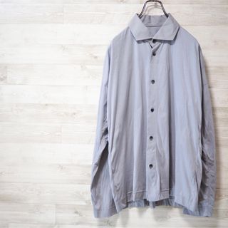 イッセイミヤケ(ISSEY MIYAKE)のHOMME PLISSE 18AW Jersey Shirt -L.Gray/2(シャツ)