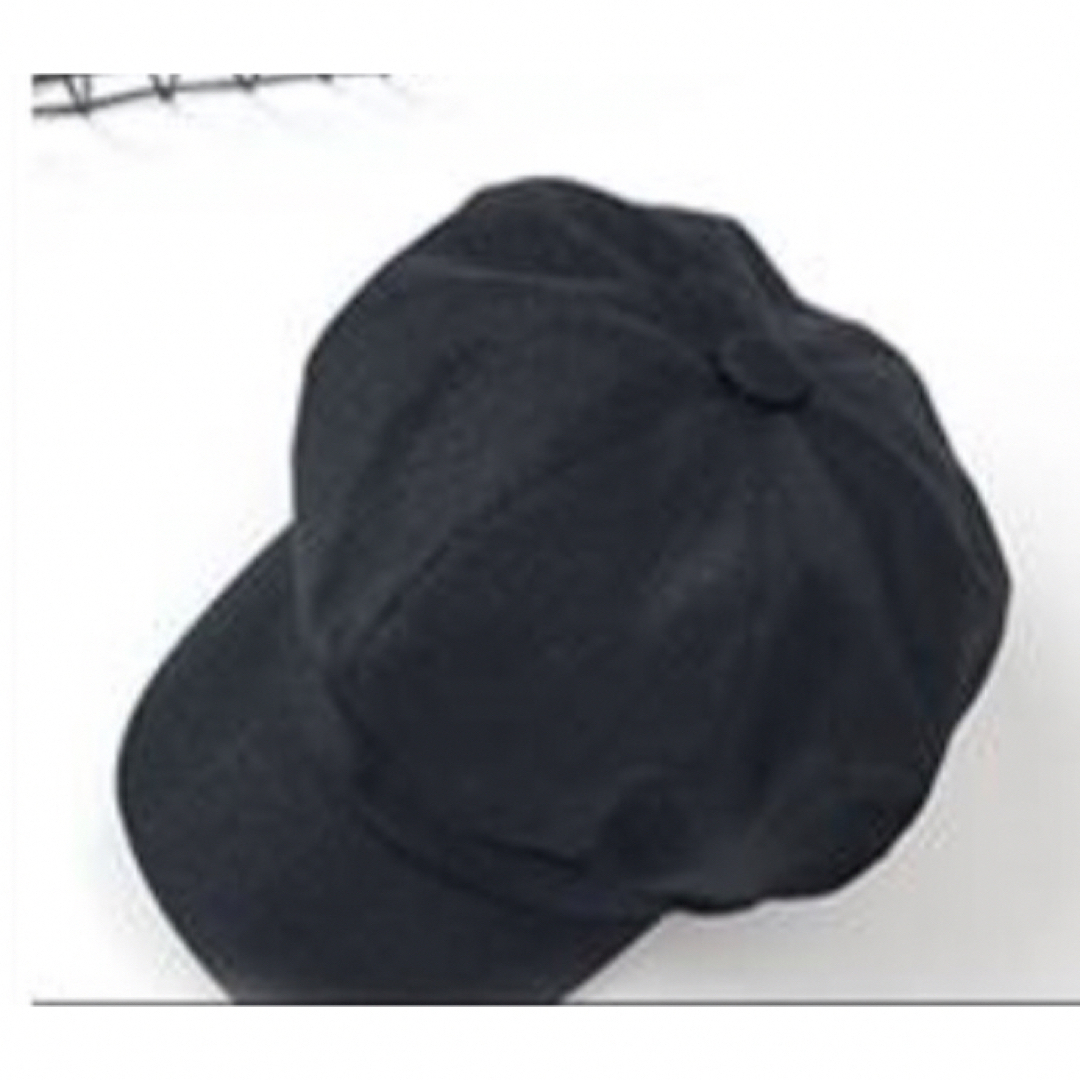 ブラックキャスケット 美品 メンズの帽子(キャップ)の商品写真