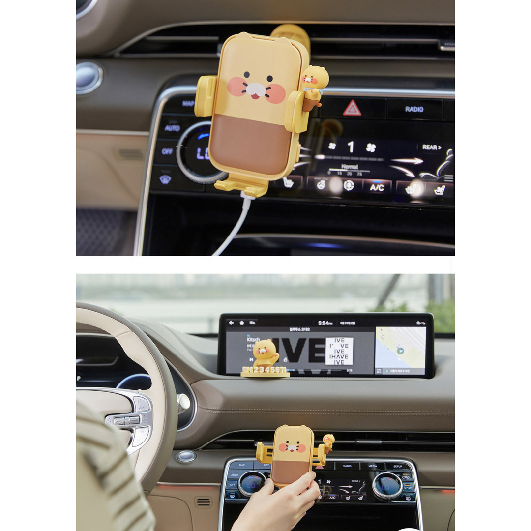 【韓国限定】カカオフレンズ 車用 スマホホルダー✰携帯充電器