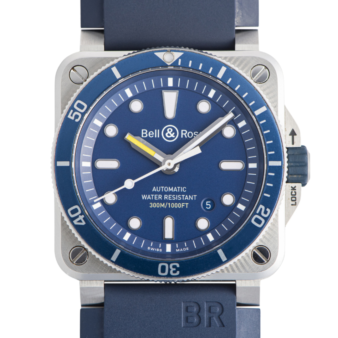 Bell＆Ross ベル＆ロス BR 03-92 DIVER BLUE BR0392-D-BU-ST/SRB