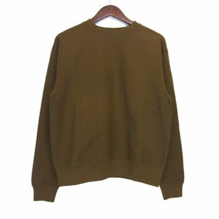 LEMAIRE ルメール 21AW FLEECE SWEATSHIRT フリーススウェットシャツ M213 JE303 LJ069 M LEAD ダークグリーン トレーナー クルーネック プルオーバー トップス【新古品】【LEMAIRE】