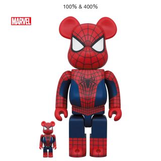 ベアブリック(BE@RBRICK)のBE@RBRICK THE AMAZING SPIDER-MAN 100&400(アメコミ)