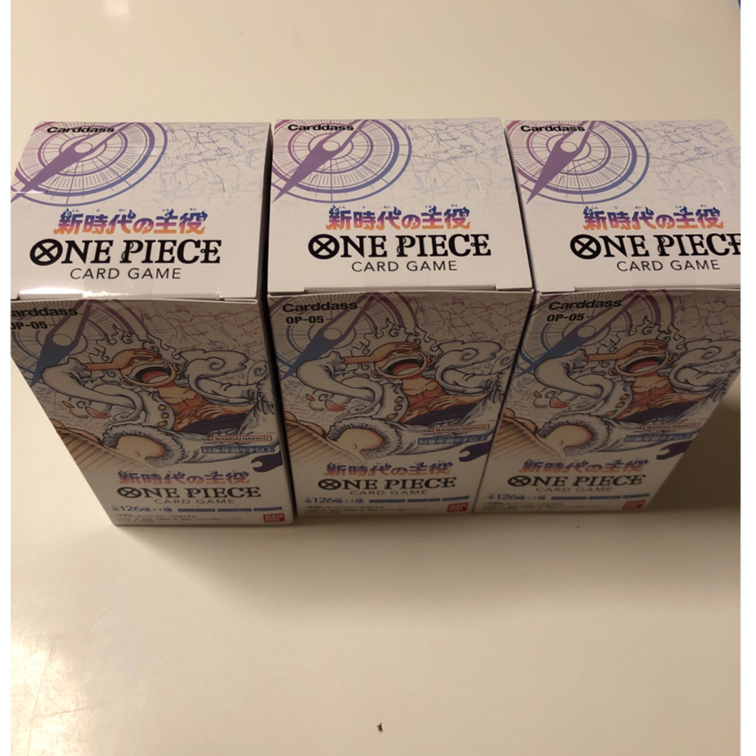 ONE PIECE カードゲーム 新時代の主役 3BOX テープ付き ワンピース