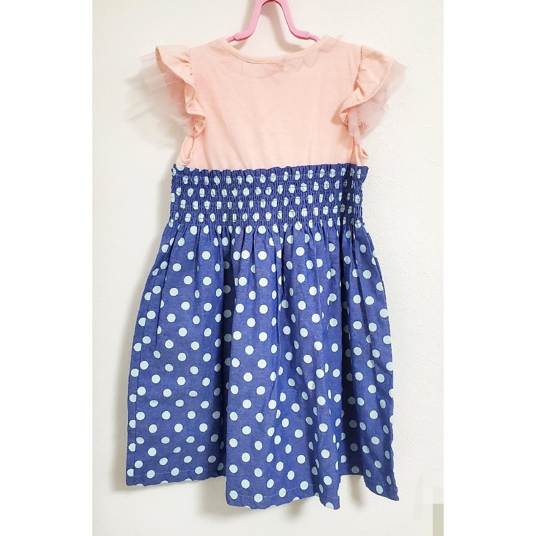 【130】新品　Tiara Blue　ワンピース キッズ/ベビー/マタニティのキッズ服女の子用(90cm~)(ワンピース)の商品写真