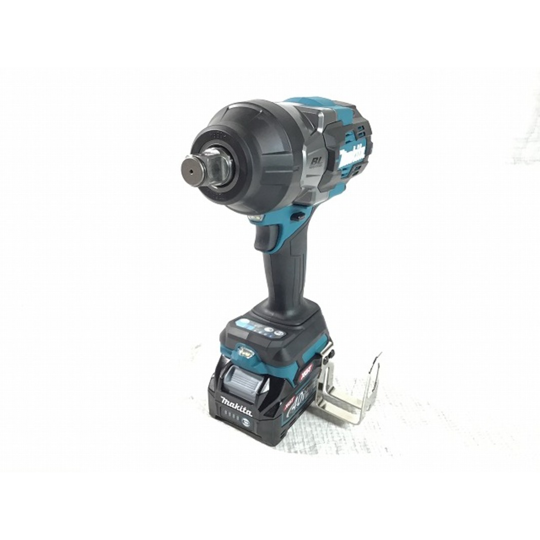 Makita(マキタ)の☆未使用品☆ makita マキタ 40V 充電式インパクトレンチ TW001GRDX 青/ブルー バッテリ2個(40V 2.5Ah) 充電器 ケース付 79832 自動車/バイクのバイク(工具)の商品写真