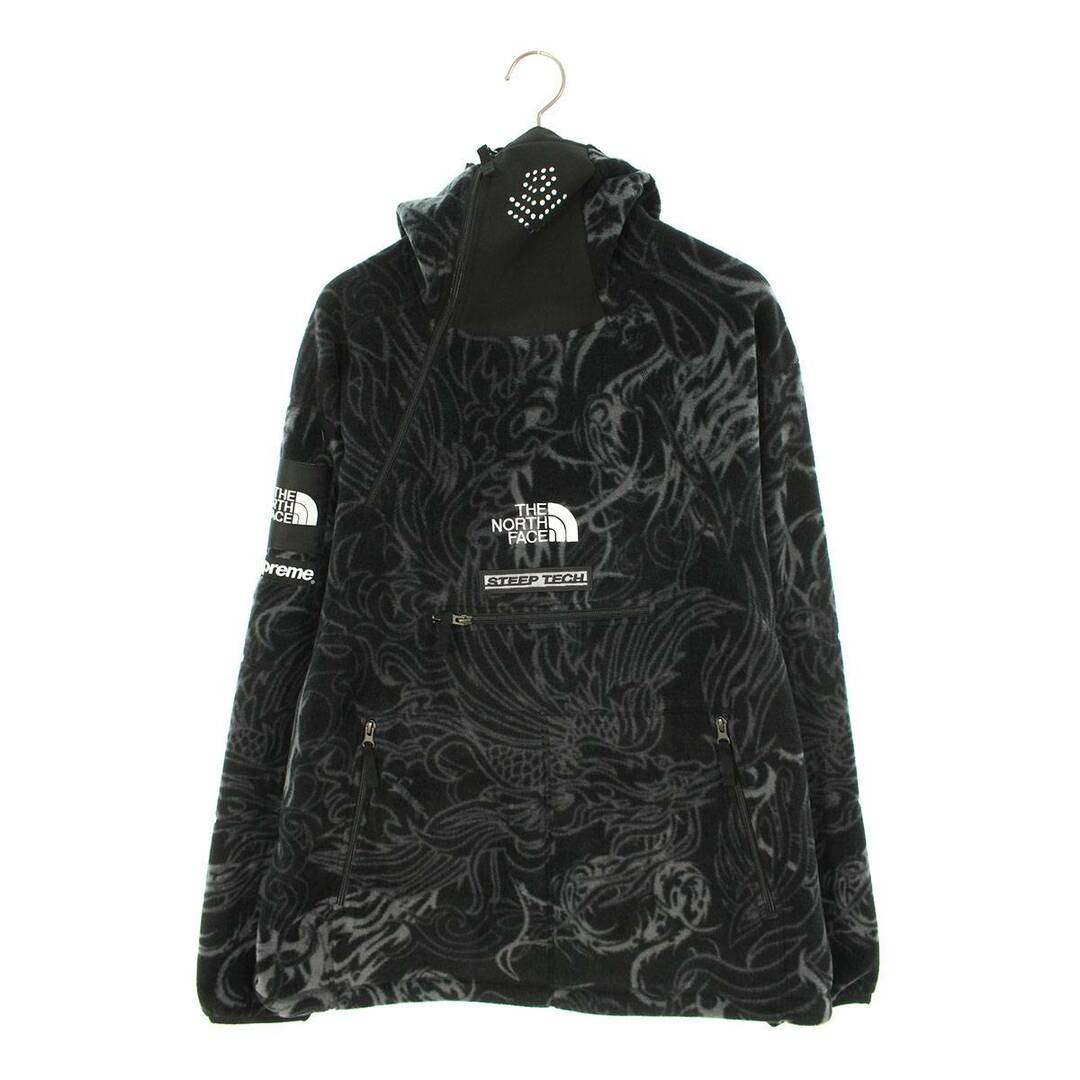 Supreme TNF Steep Tech Fleece Jacket 黒　L