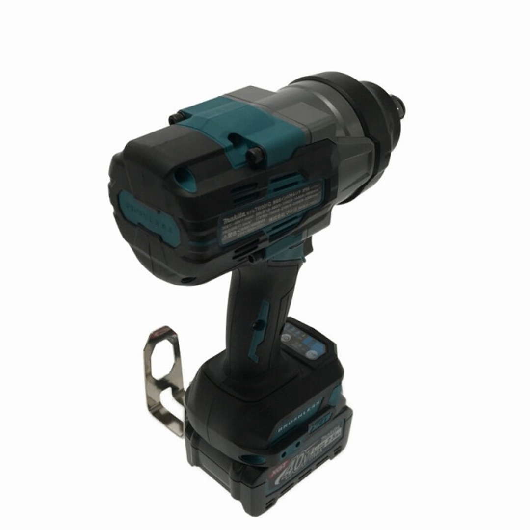 ☆未使用品☆ makita マキタ 40V 充電式インパクトレンチ TW001GRDX 青/ブルー バッテリ2個(40V 2.5Ah) 充電器 ケース付き 79452