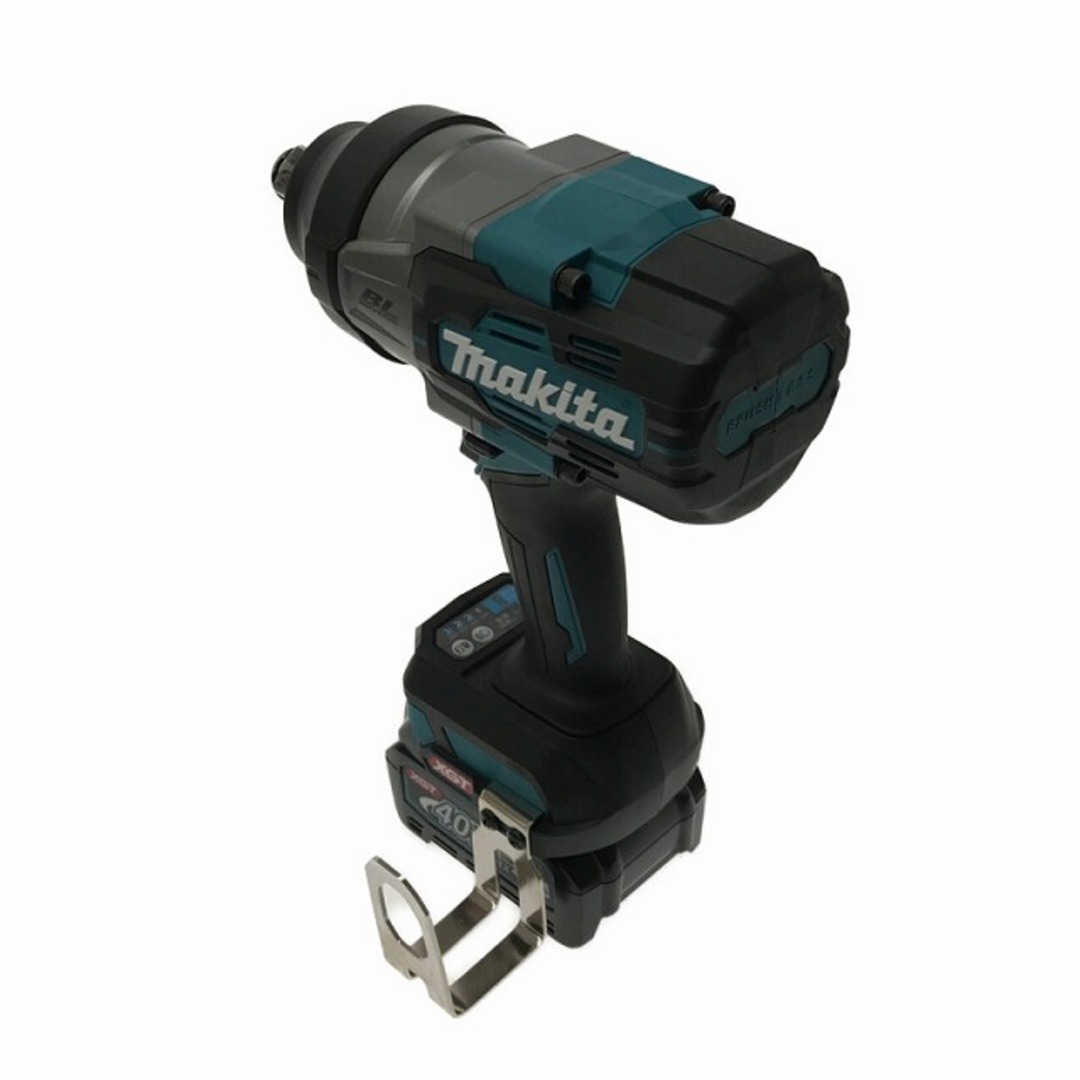 ☆未使用品☆ makita マキタ 40V 充電式インパクトレンチ TW001GRDX 青/ブルー バッテリ2個(40V 2.5Ah) 充電器 ケース付き 79452