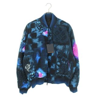 ルイヴィトン(LOUIS VUITTON)のルイヴィトン  21AW  Solt Print Bomber HKB05EDR2 中綿ダミエ総柄ソルトプリントボンバージャケットブルゾン メンズ 46(ブルゾン)