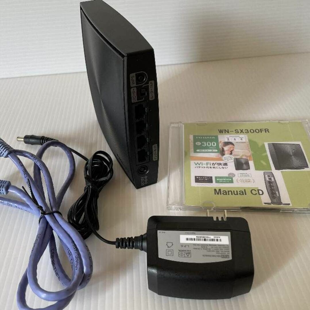 IOデータ WiFiルーター WN-SX300FR【マニュアルCD付き】 | フリマアプリ ラクマ