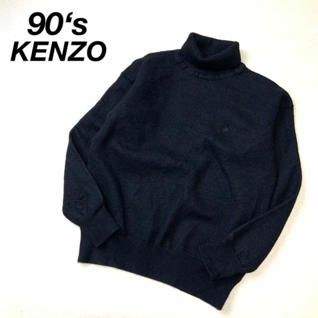 KENZO(ケンゾー)の90‘s KENZO オールドケンゾー タートルネック ウールニット レディースのトップス(ニット/セーター)の商品写真