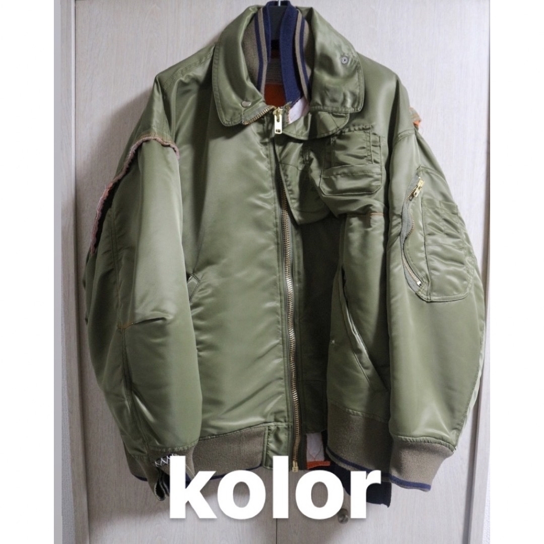 kolor(カラー)のkolor ma-1 カーキ　ブルゾン メンズのジャケット/アウター(ブルゾン)の商品写真