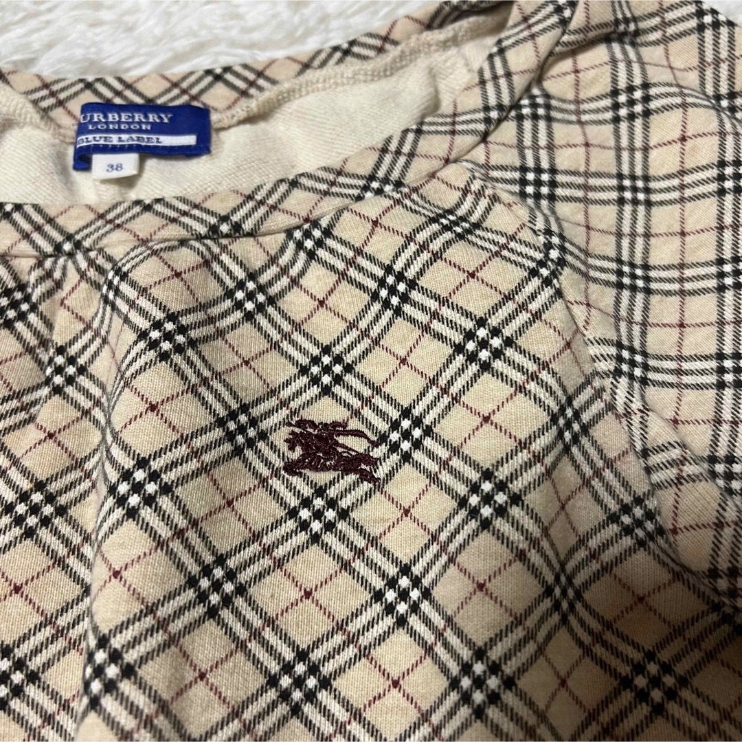 BURBERRY BLUE LABEL - 【美品】バーバリーブルーレーベル トップス ...