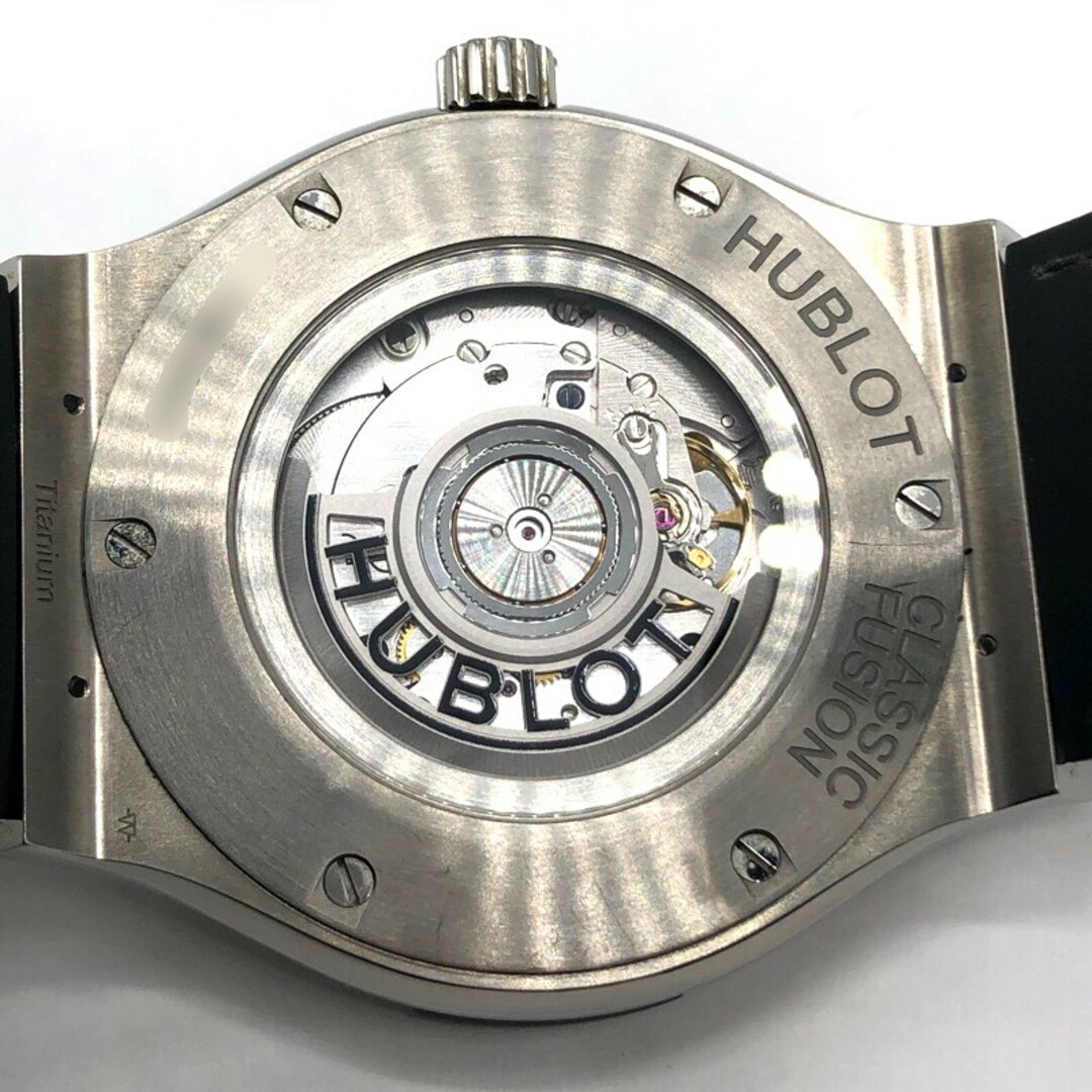 ウブロ HUBLOT クラシックフュージョン　チタニウム　レーシング 511.NX.7071.LR チタン メンズ 腕時計