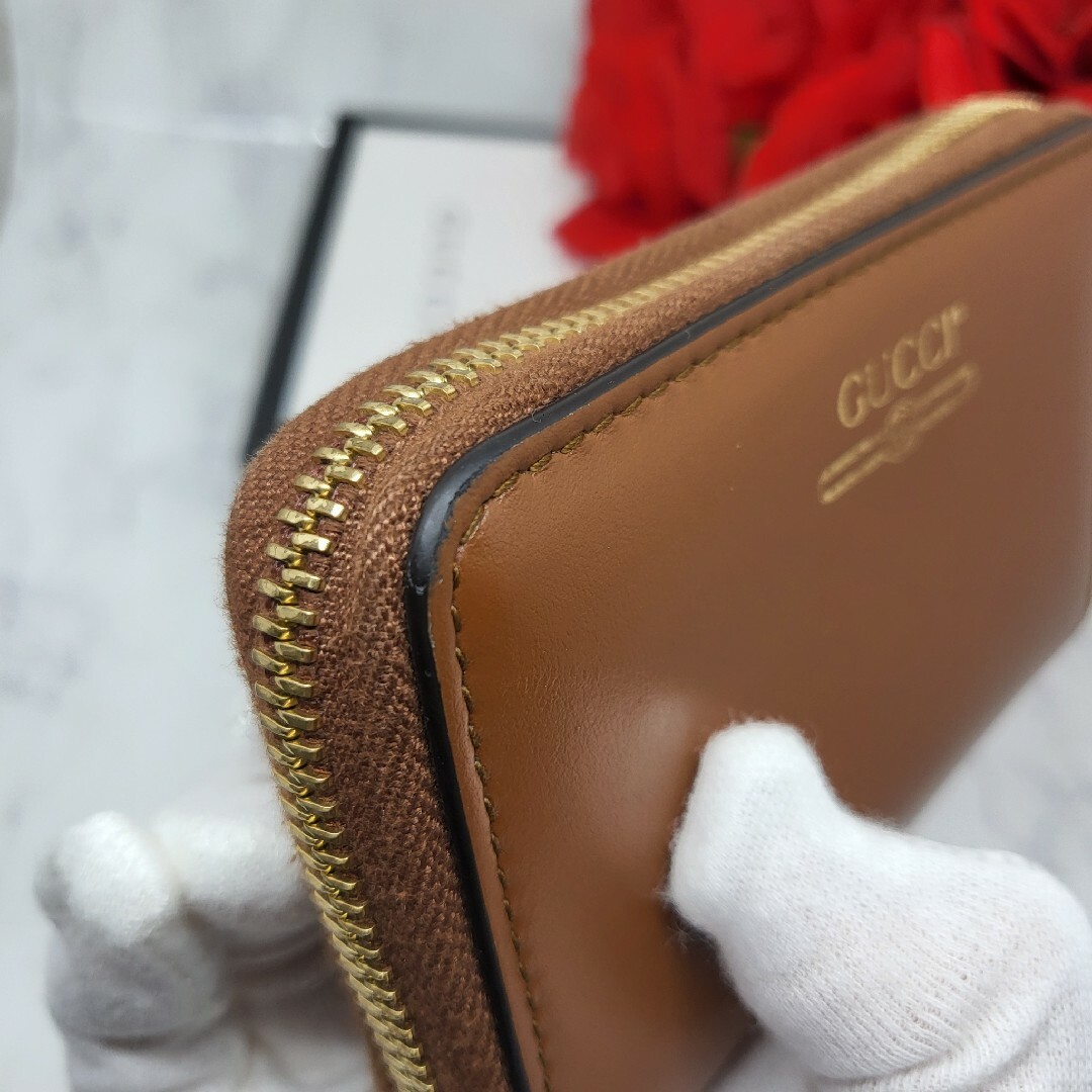 GUCCI グッチ レザー ロゴ コインケース 小銭入れ ブラック-