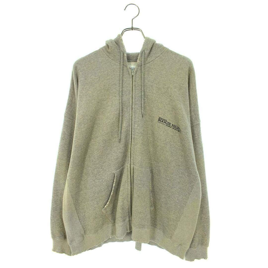 ダイリク DAIRIKU  Ponyboy Zip Hoodie ヴィンテージ加工オーバーサイズジップアップパーカー メンズ M