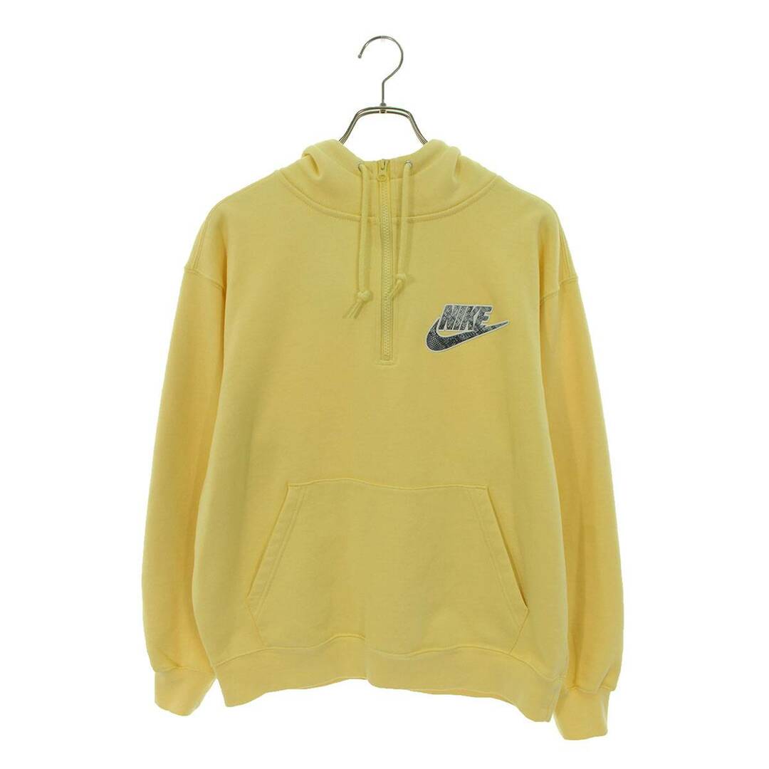 シュプリーム ×ナイキ NIKE  21SS  Half Zip Hooded Sweatshirt DB2842-721 スネークロゴパッチハーフジップパーカー メンズ S