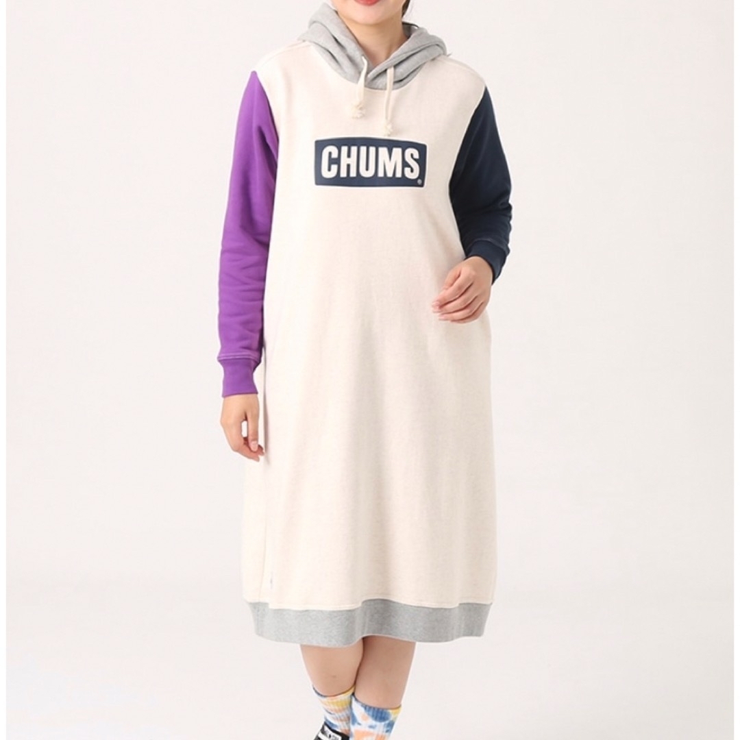 CHUMS(チャムス)の新品 CHUMS Long  Parka チャムス ワンピース　ncm レディースのワンピース(ひざ丈ワンピース)の商品写真