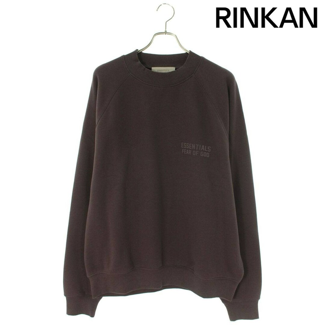 フォグ  ESSENTIALS Crewneck PLUM ロゴクルーネックスウェット メンズ L