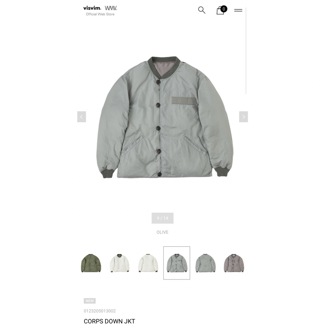 VISVIM - visvim CORPS DOWN JKT size2の通販 by So's shop VISVIM - visvim CORPS DOWN JKT size2の通販 by So's shop
