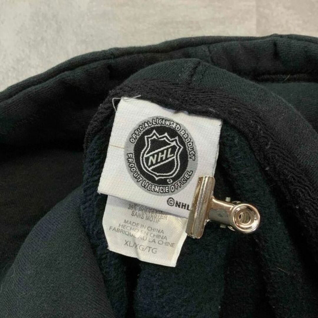 USA古着 NHL ボストンブルーインズ ビッグ刺繍 フーディパーカー メンズのトップス(パーカー)の商品写真