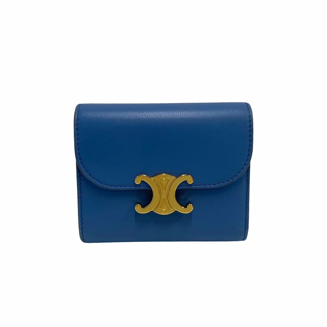 極美品】セリーヌ トリオンフ ミニ財布 三つ折り財布-