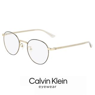 カルバンクライン(Calvin Klein)の【新品】 カルバンクライン 小さめ メガネ ck22129lb-711 calvin klein 眼鏡 小さい サイズ めがね メンズ レディース チタン メタル フレーム ボストン型 丸メガネ(サングラス/メガネ)