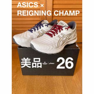 アシックス(asics)の美品 26 ASICS × REIGNING CHAMP GEL-NIMBUS(スニーカー)