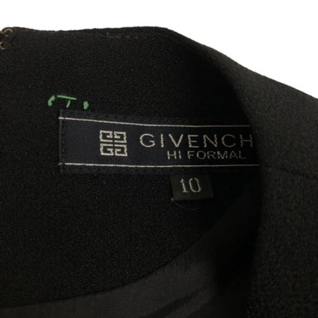GIVENCHY - ジバンシィ GIVENCHY hi formal ロングワンピース 長袖 黒