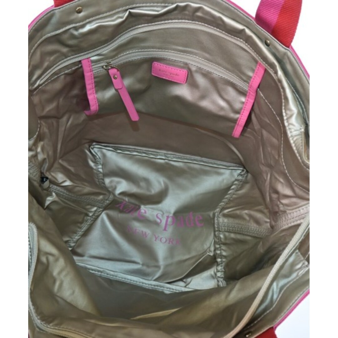 kate spade new york トートバッグ - ピンクx赤 【古着】【中古】