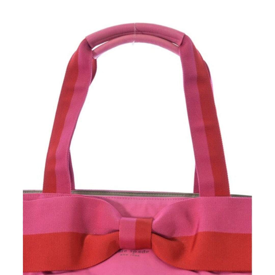 kate spade new york トートバッグ - ピンクx赤 【古着】【中古】