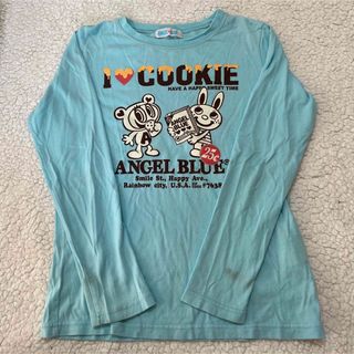 エンジェルブルー(angelblue)のエンジェルブルー S 140cm 中村君　ロンＴ　水色 ブルー 長袖Tシャツ(Tシャツ/カットソー)