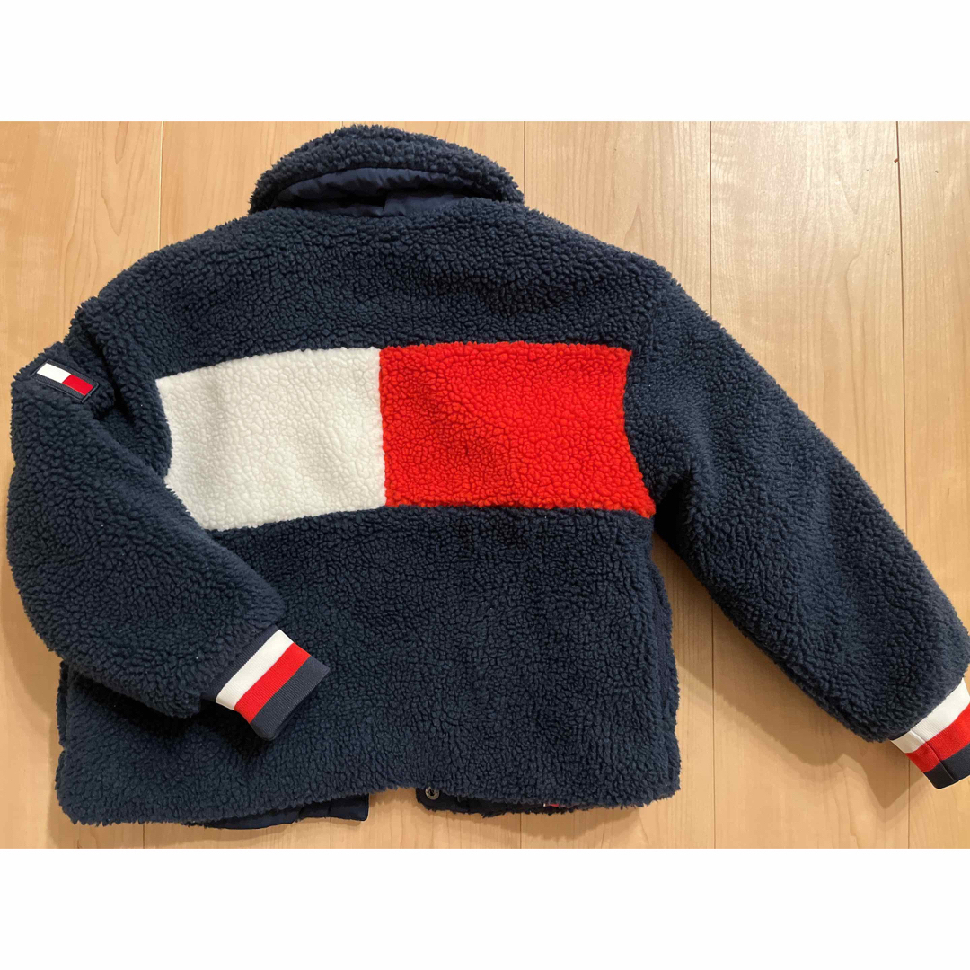 TOMMY HILFIGER(トミーヒルフィガー)のお値下げ！トミーヒルフィガー　ボアジャケット　未使用 キッズ/ベビー/マタニティのキッズ服男の子用(90cm~)(ジャケット/上着)の商品写真