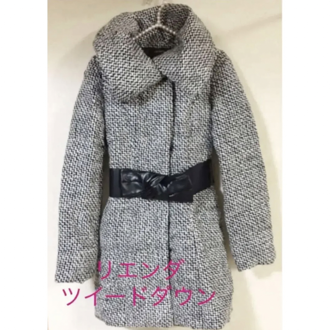 rienda - 最終お値下げしました♡リエンダ♡ツイードダウンコート♡の