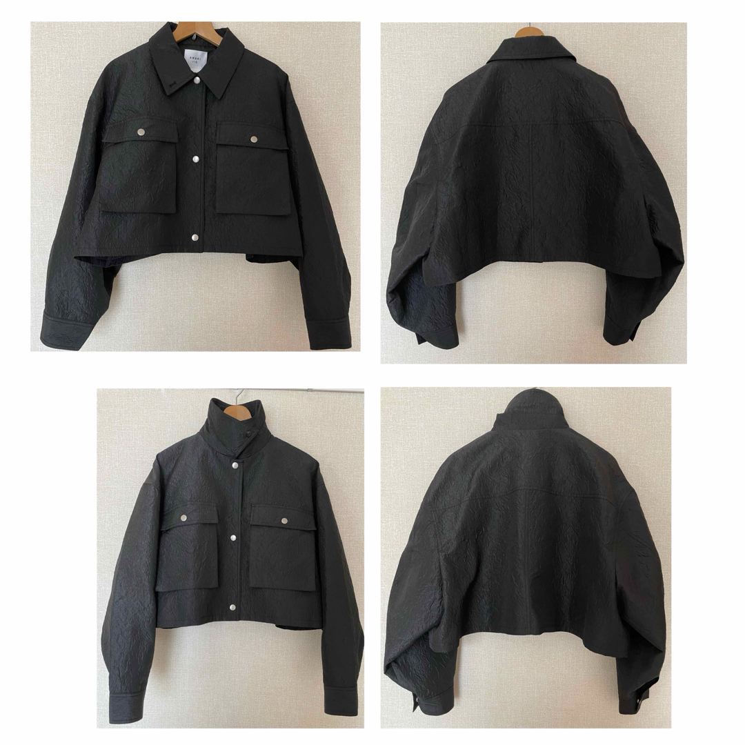 AMERIアメリ/EMBOSS SHORT ARMY LIKE JACKET