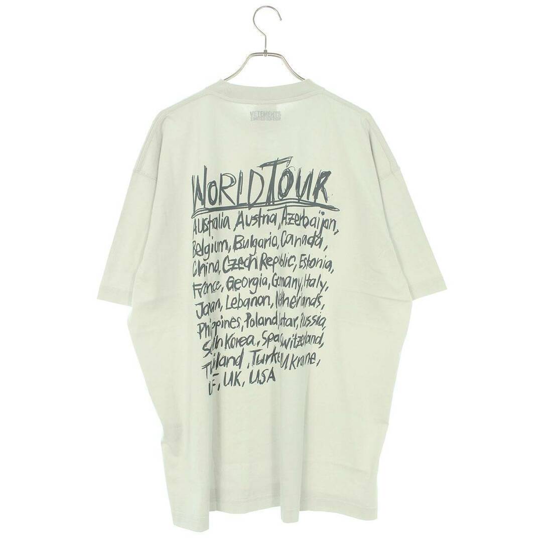 VETEMENTS - ヴェトモン 23AW UE54TR430W ワールドツアーロゴプリントT