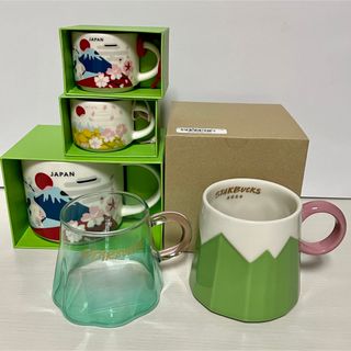 スターバックス(Starbucks)の【新品未使用】Starbucks 富士山スペシャルセット② 5点セット☆(食器)