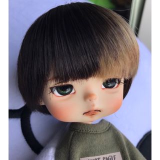 モンストドール カスタム ピュアニーモxs男の子ボディ 中世的 緑目-