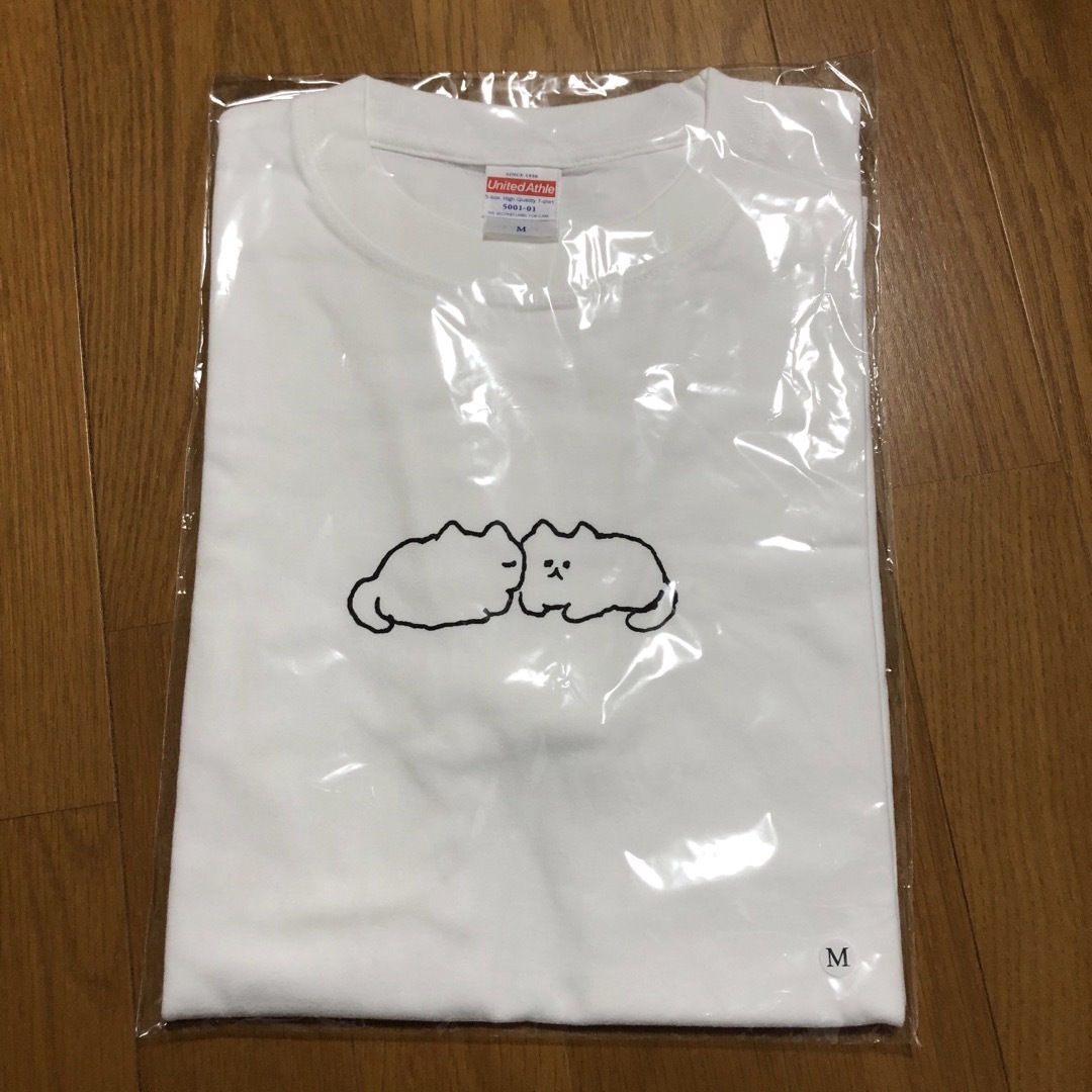 ふたりのねこのTシャツ 花原史樹