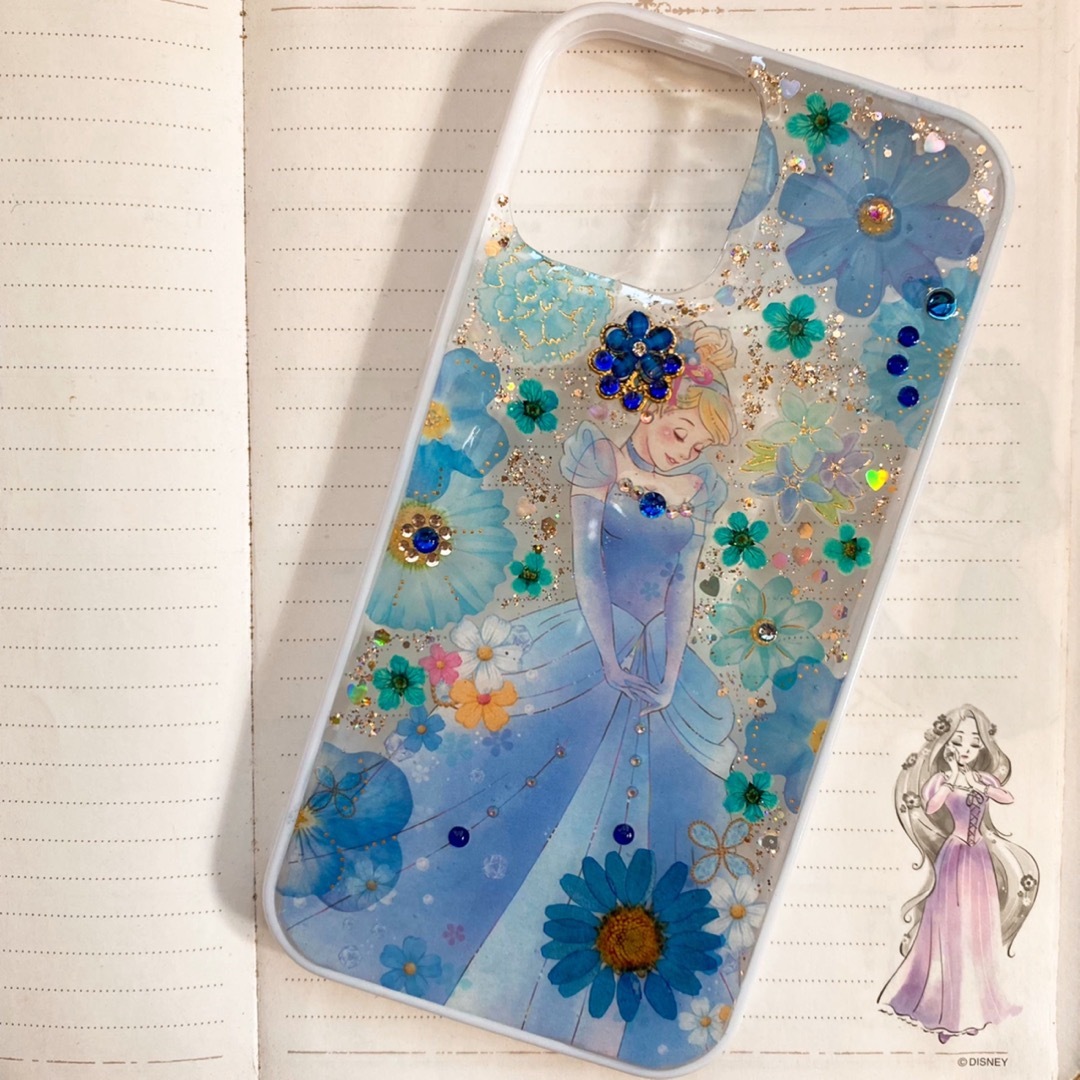 【シンデレラステッカー8種類】ハンドメイド iPhoneケースiPhoneケース