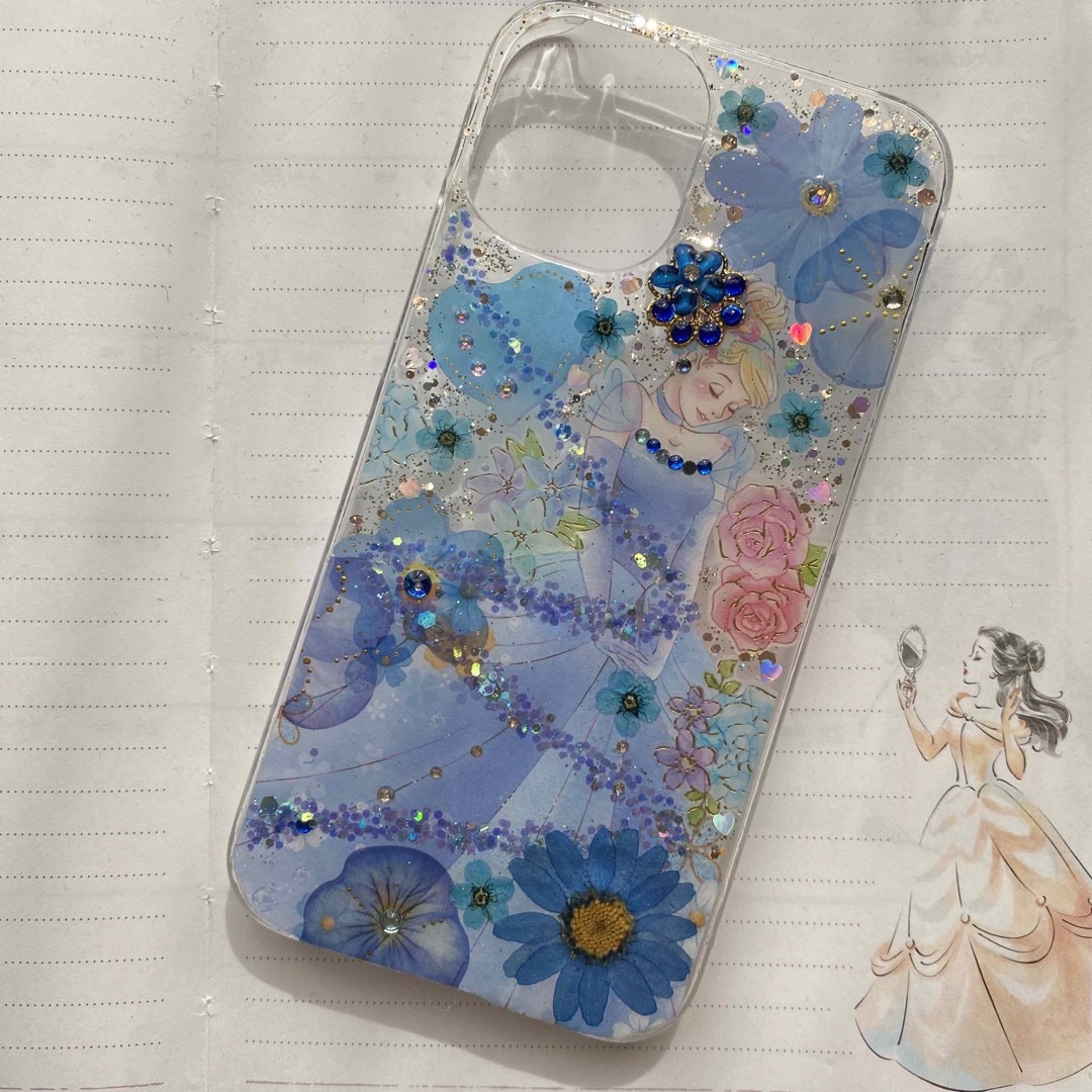 【シンデレラステッカー8種類】ハンドメイド iPhoneケースiPhoneケース