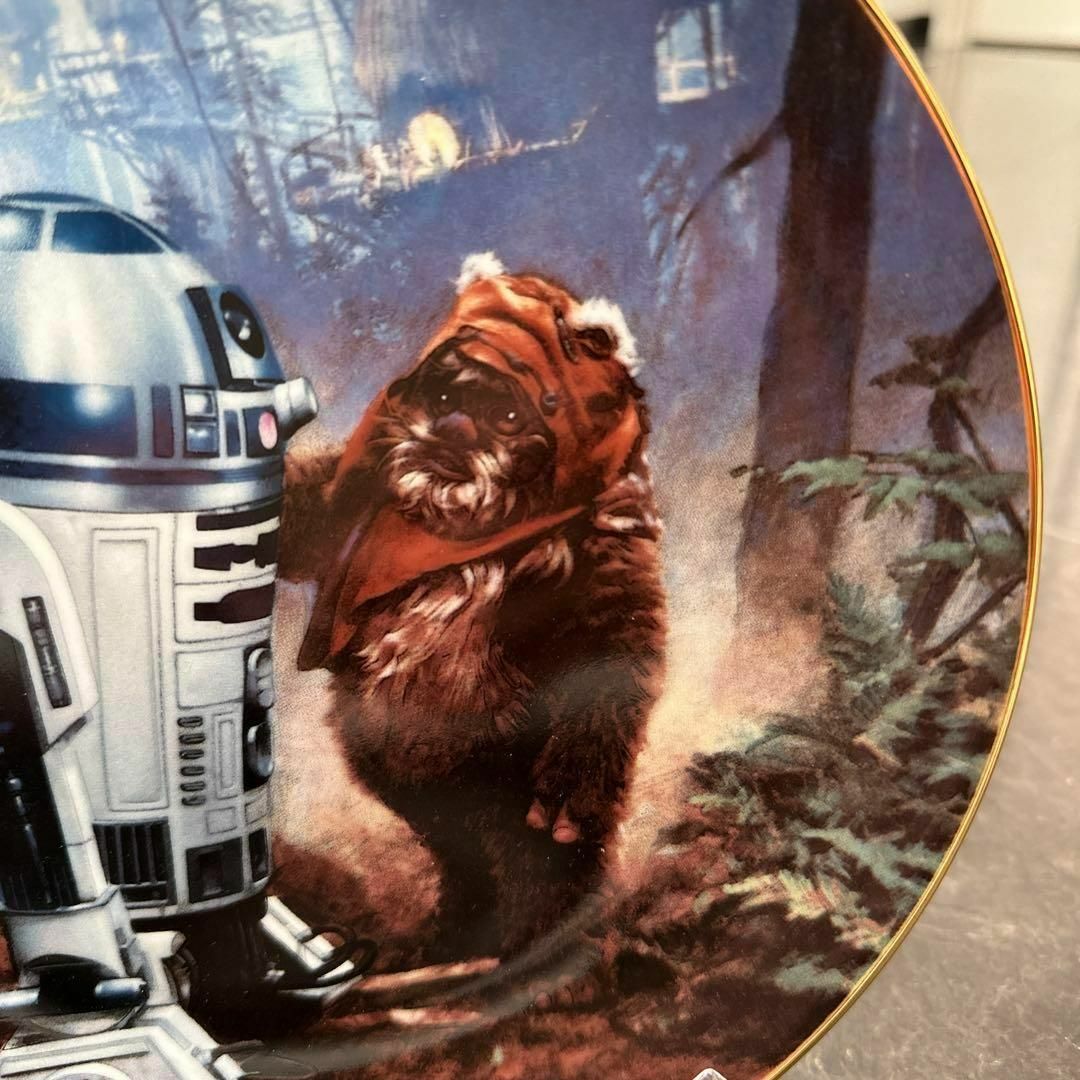 ビンテージ　スターウォーズ　R2D2 ウィケット　飾り皿　陶器皿 4