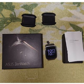 エイスース(ASUS)のASUS ZenWatch（WI500Q）Googleスマートウォッチ(腕時計(デジタル))