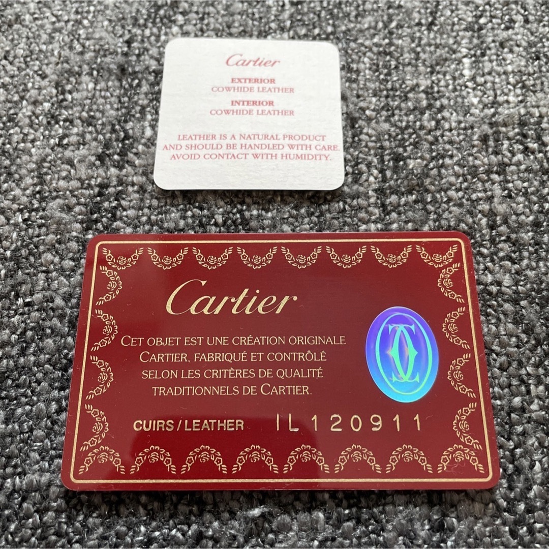 ☆新品箱付 Cartier カルティエ マストライン コインケース☆証明書付 3